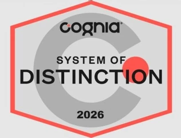 Cognia System of Distinction 2026 badge